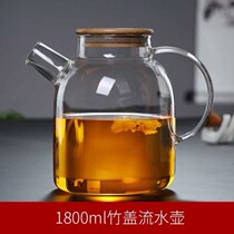 Cold water bottle glass high temperature explosion-proof household cold water bottle cold white water Cup bubble lemon kettle large capacity set