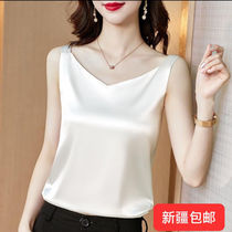 Xinjiang Xinjiang single piece two pieces of summer new harness vest woman inside lap suit white black