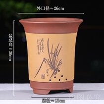 Special pot for lily of the valley Purple sand flower pot For lily of the valley Orchid flower pot special pot Clover ceramic flower pot Special price