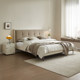 Quanyou Home Furniture Mountain Series Cream Style 809205 Soft Covered Double Bed 1.51.8 ແມັດ