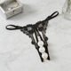Sexy Plus-Size 110kg Lingerie for Women, Lace Variety, Large Pearl Style, No-Take-Off Breathable New Style Panties