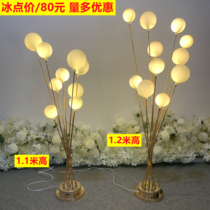 Wedding props wrought fruit trees apple trees road lanterns glowing balls Dragon beads stage window decorative lights