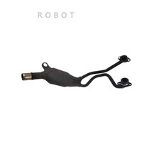 Suitable for GSX250R exhaust pipe rear section muffler connector front section DL250 muffler protective cover clamp customization