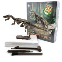 Archaeological dinosaur model toy boy assembled animal model simulation skeleton fossil Tyrannosaurus Tyrannosaurus pterosaur