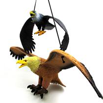 Large simulation Raptor animal toy seagull hornbill eagle owl animal model extended wings 50cm long