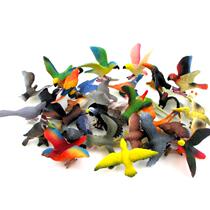 Simulation bird raptor animal Eagle parrot Peacock red crane woodpecker model toy kindergarten teaching aids