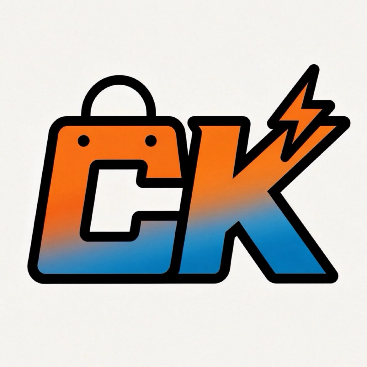 GK潮客便利店的LOGO