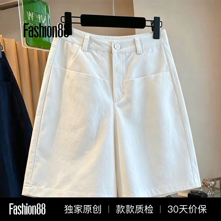 2026 Summer New Thin Pants for Women, Trendy Five-Point Pants, Casual Shorts, Popular Straight-Leg Wide-Leg Pants 2026 Summer New Thin Pants for Women, Trendy Five-Point Pants, Casual Shorts, Popular Straight-Leg Wide-Leg Pants