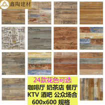 American color graffiti antique brick 600x600 Guest Restaurant Bar Cafe cafe milk tea terrace wood grain non-slip brick