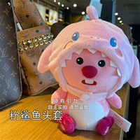 Розовая акула, шлем