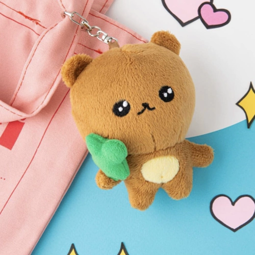Плюшевый кролик, кукла, брелок, подвеска, (в наличии на складе), четырехлистный клевер, с медвежатами