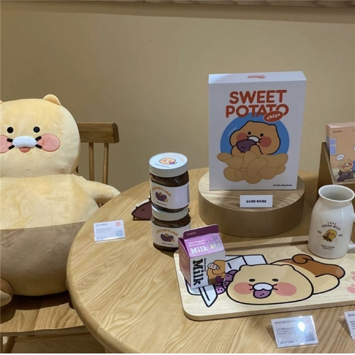 Spot Kakao Friends Деревянная изоляционная плата Bowl Boad Pad Поддержка мобильного телефона.