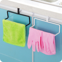 (Home Contained) Iron Art Super Practical Door Back Type Single Pole Fur Towel Rack Kitchen Cabinet Door Rag Shelf