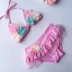 Cô gái Bikini Áo tắm Trẻ em Trẻ mới biết đi 1 Nữ kho báu 2 Váy công chúa 3 Trẻ mới biết đi 4 Dễ thương 5 tuổi Hàn Quốc - Bộ đồ bơi của Kid