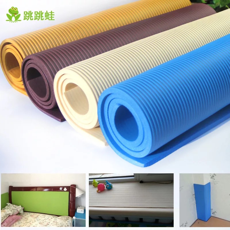 Kindergarten Anti-Bump Sponge Sticker Wall Cross Beam Anti-Bump Soft Bag Garage Foam Anticollision Wall Cushion Pillar Wrap strip