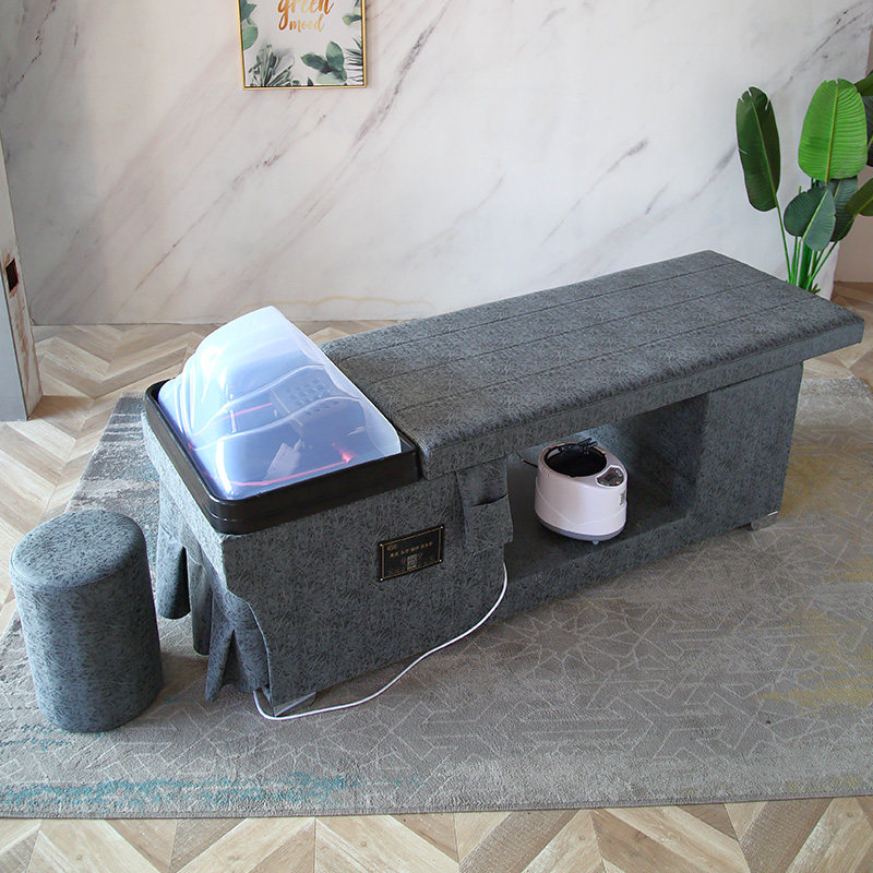 Tai Style Hairdresse Shop Shambolic Headboard Soup Head Therapy Fumigation Shambolic Bed Pick Ear Wash Head Bed Beauty Yard Physiotherapy Bed-Taobao