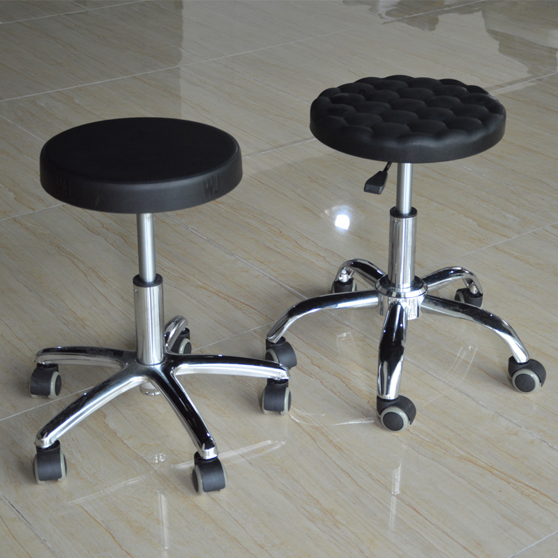 Work lift rotary chair Hair straightening Tattoo beauty shop technician stool Laboratory front desk workshop Saddle stool pulley