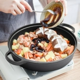 Чугунная плоская кастрюля, без липкой кастрюли, без масляного дыма, густого железа, жареная кастрюля, без покрытия на кастрюле, кастрюля, газовая плита, индукционная плита универсальная