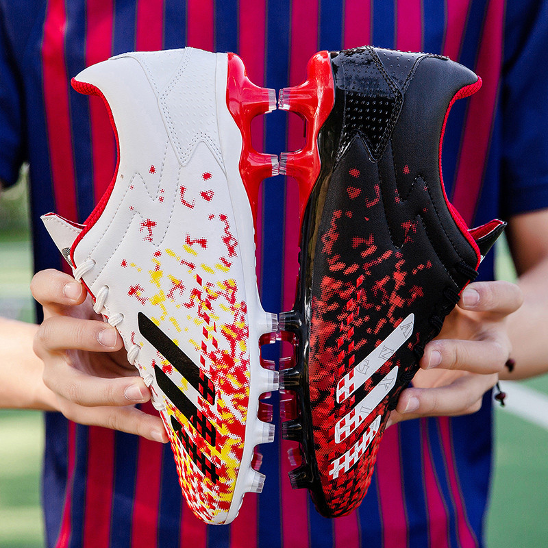Messi C Ronaldo assassin mandarin duck football shoes men's ag long nails tf broken nails children's students low-top falcon X19 training shoes