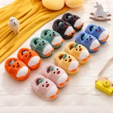 Детские демисезонные тапочки, детская сумка для мальчиков, милые удерживающие тепло туфли