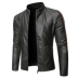 Winter Pu Leather Jacket Áo khoác mùa thu cho nam giới - Quần áo lông thú