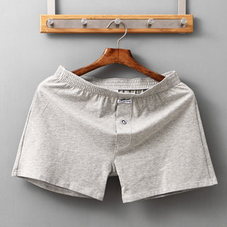 Men's Underwear, Men's Boxer Briefs, Pure Cotton, Boys' Home Boxer Briefs, Loose Large Size Boxer Briefs, Youth Breathable Shorts