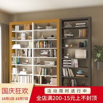 2 4 meters high home bookshelf library steel floor full wall shelf bookstore single-sided wall stand