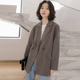 2019 mùa xuân và mùa thu mới của Hàn Quốc phiên bản Student Anh Gió Net Red Widelia Loose Hàn Quốc nhỏ Suit Coat Woman