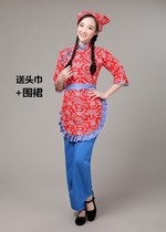 Farmer village girl Children adult tea-picking woman Old society Po performance costume Farmer Shaanxi Wang Er small performance costume