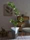 Exquisite Artificial Water Stone Banyan Tree, Fake Plant, Fake Flower Tree, Green Plant, Indoor Living Room Landscaping, Floor-Standing Decorative Ornament
