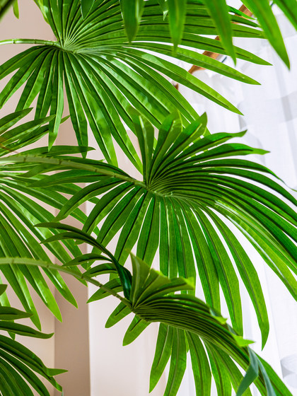 Large Artificial Palm Tree, Areca Palm, Tropical Green Plant, Bionic Fake Tree, Indoor and Outdoor Floor-Standing Decorative Landscaping Ornament