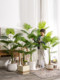 Large Artificial Palm Tree with Fan-Shaped Leaves, Floor-Standing Potted Plant, Fake Tree, Green Plant, Indoor Living Room Landscaping Decoration Ornament