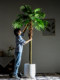 Large Artificial Palm Tree, Areca Palm, Tropical Green Plant, Bionic Fake Tree, Indoor and Outdoor Floor-Standing Decorative Landscaping Ornament