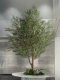 Simulated Green Plant Olive Tree Artificial Tree Large Indoor Living Room Hotel Lobby Floor-Standing Potted Plant Artificial Plant Landscaping
