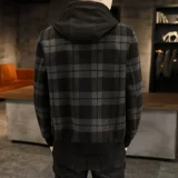 Двусторонное демисезонное пальто, шерстяные щипцы для отдыха, куртка, коллекция 2023