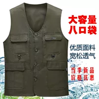 R27- 【стиль два】 военный зеленый (восемь карманов)