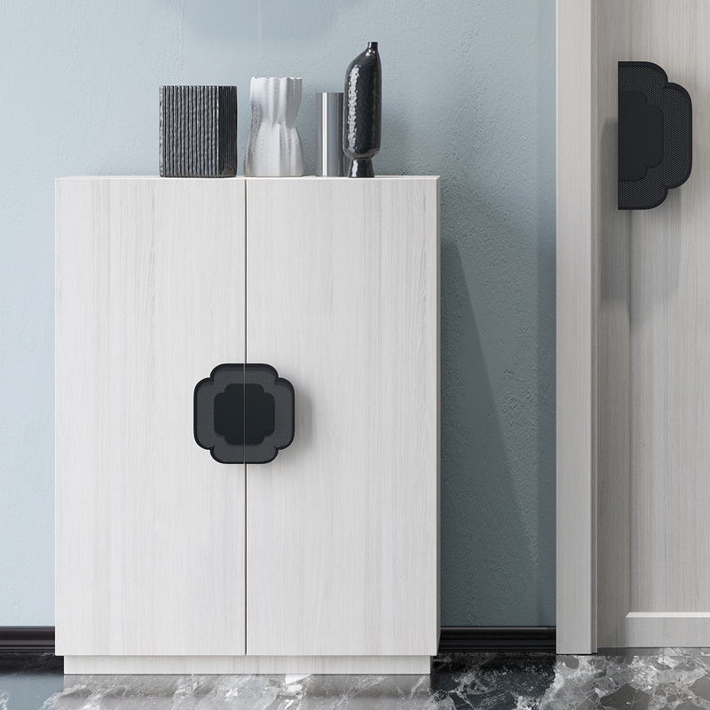 Cabinet door handle double hole fixed fine carved antique bronze color set cabinet handle full house custom assorted wardrobe door handle