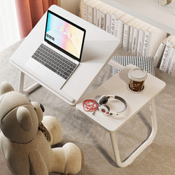 Bed small table foldable lifting desktop desk laptop table bedroom lazy dormitory study table