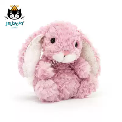 2021 British jellycat new pink tulip sweet rabbit soft comfort baby plush toy