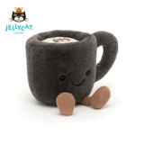 Jellycat, кофейная плюшевая успокаивающая игрушка, мягкая кукла, Великобритания, подарок на день рождения