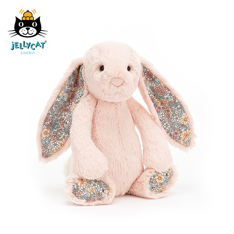 UK 2020 JELLYCAT new bouquet of light peach red Bonny rabbit plush toy doll doll