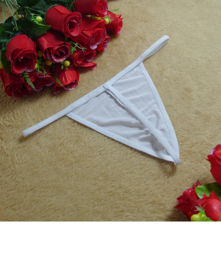 Sexy dễ thương đơn giản eo thấp phía trước lồi thong nhỏ nhỏ vành đai mỏng đồ lót nam T quần - G-string quần lót nam cotton
