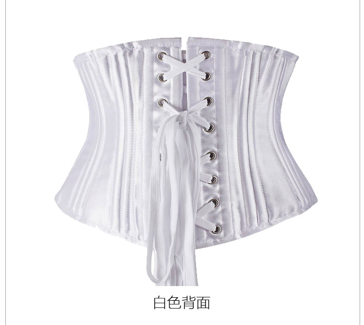Cung điện chùm thắt lưng cơ thể định hình ngắn đôi thép xương eo clip định hình châu Âu và châu Mỹ dây đeo corset bụng XS-3x thắt lưng bụng giảm eo nam nữ
