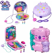 Mini Policola Adventure Eight Treasure Box Shells Bag Unicorn Pineapple with girl over home Toys GXC95