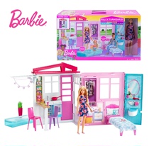 New Barbie dolls New Shiny Holiday House FXG55 Dream Mansion Girl Play Home Toy House