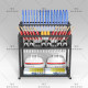 Badminton Racket, Tennis Racket, Tennis Court Island Display Rack, Table Tennis Racket Display and Storage Rack, Ball Tube Display Rack