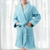 Vàng áo choàng tắm số bông / áo tắm / tracksuit nữ mô hình ren-tươi đồng bằng khăn tắm bông - Khăn tắm / áo choàng tắm khăn tắm em bé Khăn tắm / áo choàng tắm