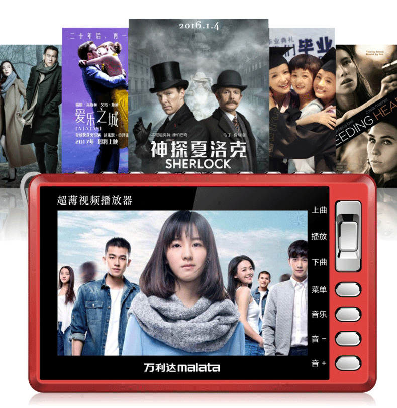 Wan Lili s91 card máy hát cũ 4.3 inch nhảy máy video ông già xem máy chăm sóc sức khỏe máy nghe nhạc - Trình phát TV thông minh 