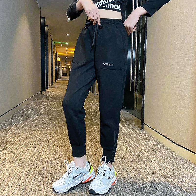 Girls' casual pants sports pants 2022 new spring long pants children's students loose pants