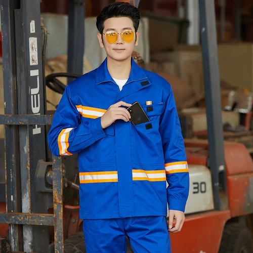 Мужской демисезонный износостойкий светоотражающий комбинезон, увеличенная толщина